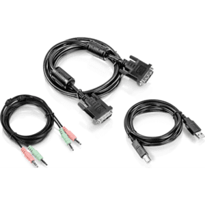 Trendnet TK-CD06 cable para video, teclado y ratón (kvm) Negro 1,8 m