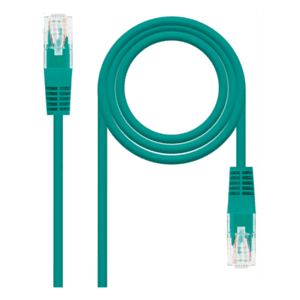 Nanocable 10.20.0401-GR cable de red Verde 1 m Cat6e U/UTP (UTP)