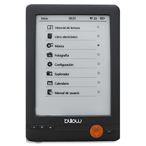 Billow E03E lectore de e-book 4 GB Gris