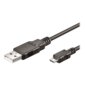 Ewent EC1019 cable USB USB 2.0 1 m Micro-USB A USB A Negro