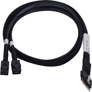 Microchip Technology 2304900-R cable Serial Attached SCSI (SAS) 0,8 m Negro