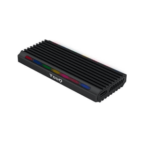 TooQ Shinobi Caja externa para unidad de estado sólido (SSD) Negro M.2