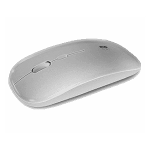 Subblim Dual Flat Mouse Recargable Optico Plateado - Raton