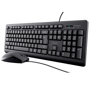 Trust Primo Teclado + Raton USB Negro - Combo