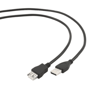Gembird 1.8m USB 2.0 A M/FM cable USB 1,8 m USB A Negro