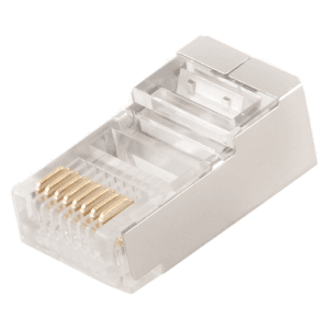 Gembird PLUG5SP/100 conector RJ-45 Transparente