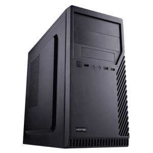Hiditec CHA010012 carcasa de ordenador Micro Torre Negro
