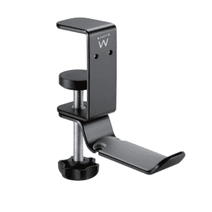 Ewent Soporte de auriculares ajustable para escritorio