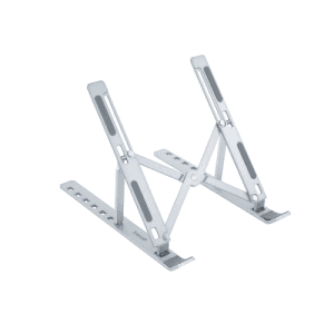 TooQ Elevador para Portátiles Tablets Móviles y Libros Plata - Soporte