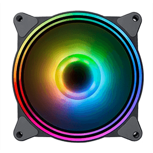Hiditec ARGB-N-18 120mm Negro - Ventilador Caja