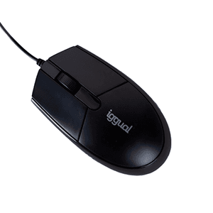 iggual COM-BASIC3-800DPI ratón Ambidextro USB tipo A