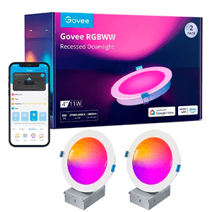 Govee B601B3C1 Empotrable Color 2700K 2 Uds - Iluminacion