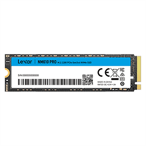 Lexar Disco duro Ssd Lexar Nm610Pro 500Gb 3.300 MB/s Nvme M.2 2280 Gen3