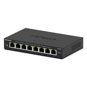 NETGEAR GS308E Gestionado L2/L3 Gigabit Ethernet (10/100/1000) Negro