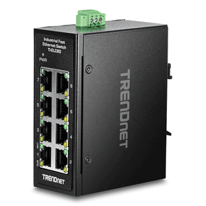Trendnet TI-ELC80 switch No administrado Fast Ethernet (10/100) Negro