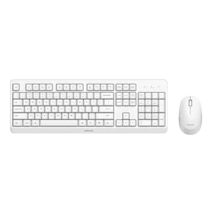 Philips 3000 series SPT6307WL/16 teclado Ratón incluido Universal RF inalámbrico QWERTY Inglés Blanco