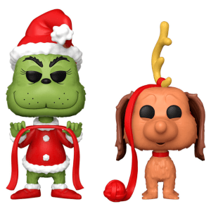 Blister 2 figuras POP The Grinch Grinch #38 Max