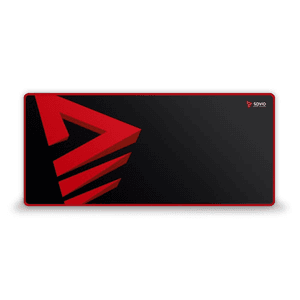 Savio Turbo Dynamic Alfombrilla de ratón para juegos Negro, Rojo