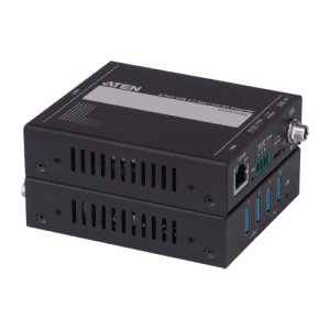 ATEN UCE33100 ampliador de red Transmisor y receptor de red Negro