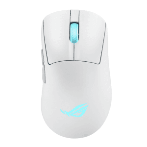 ASUS ROG Keris II Origin WHT raton Juego mano derecha RF Wireless Bluetooth USB Type-A optico 42000 DPI