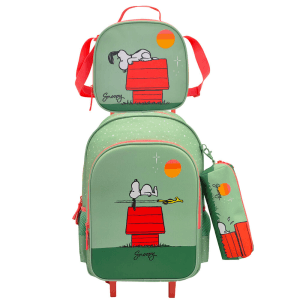 Set Trolley portatodo bolsa portameriendas Snoopy Peanuts