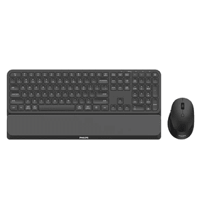 Philips 6000 series SPT6607B/16 teclado Ratón incluido Universal RF Wireless + Bluetooth Negro