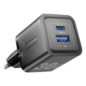 Vention FEQB0-EU cargador de dispositivo móvil Auriculares, Smartphone, Reloj inteligente, Tableta Negro Corriente alterna Carga