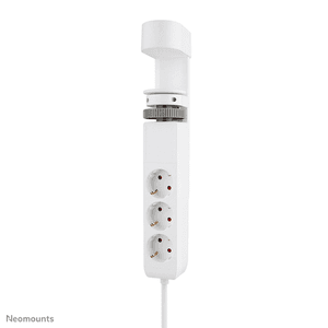 Neomounts DS22-840WH6 Regleta de sobremesa con abrazadera y puertos USB-C y USB-A - carga rápida
