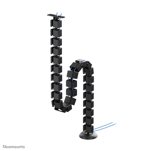 Neomounts ADS06-130BL Organizador vertebral de cables - fijación con tornillos - universal