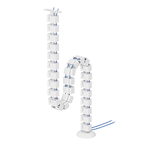 Neomounts ADS06-130WH Organizador vertebral de cables - fijación con tornillos - universal