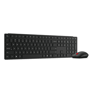 Lenovo 4X31S04841 teclado Ratón incluido Hogar / Oficina RF Wireless + Bluetooth Español Negro