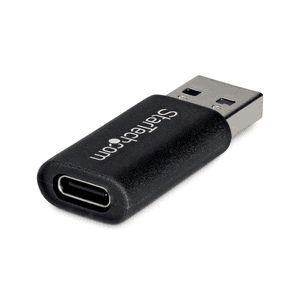 StarTech.com Adaptador USB-A Macho a USB-C Hembra - Conversor a USB a Tipo C - USB a USB Tipo C - 10Gbps - 5V 900mA - Adaptador