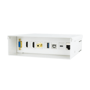 Nanocable Caja de conexiones multimedia de pared VGA + 2xHDMI + JACK3.5 + 1xUSB-C 10G + 1xUSB-B 2.0 + 1xUSB-A 3.0 + 1xRJ45 Cat.6