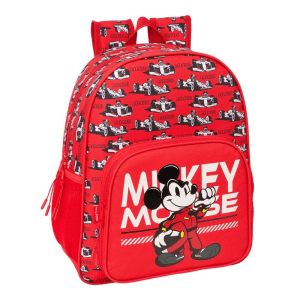 Mochila Racing Mickey Friends Disney 38cm adaptable