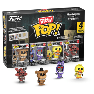 Blister 4 figuras Bitty POP Five Nights at FreddyAŽs