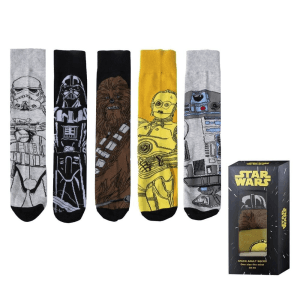 Blister 5 pares calcetines Star Wars adulto