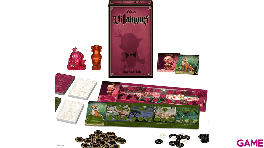 Spitw Inicio Expansion Juego de mesa Disney Villainous Sugar and Spite