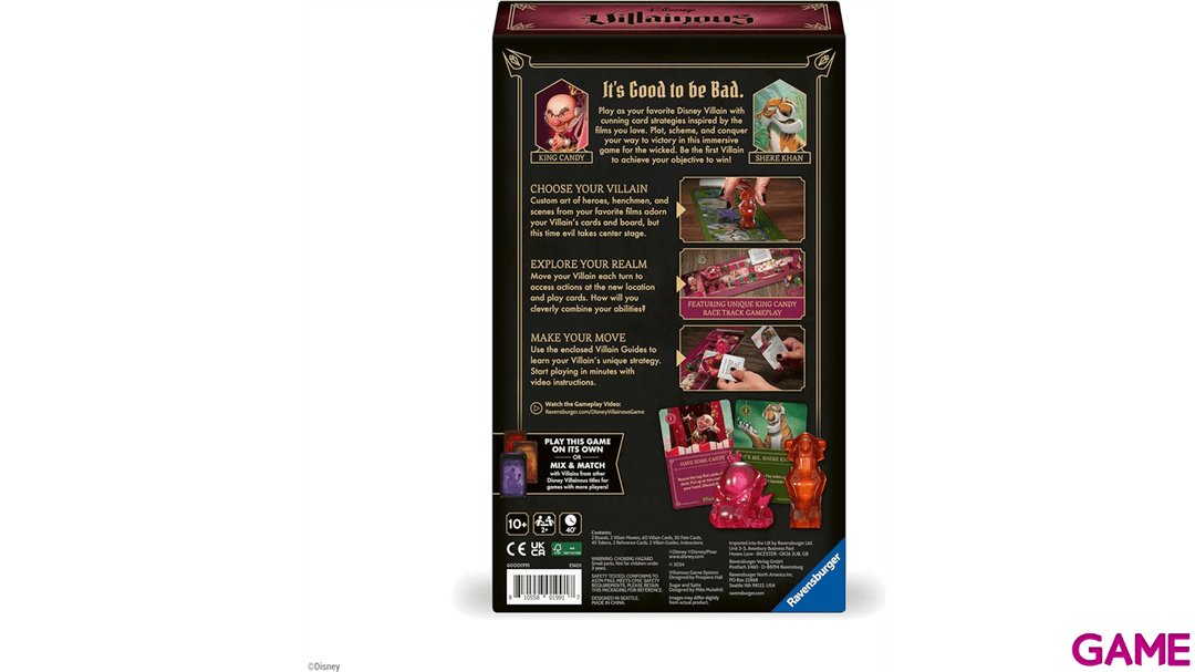 Spitw Expansion Juego de mesa Disney Villainous Sugar and Spite
